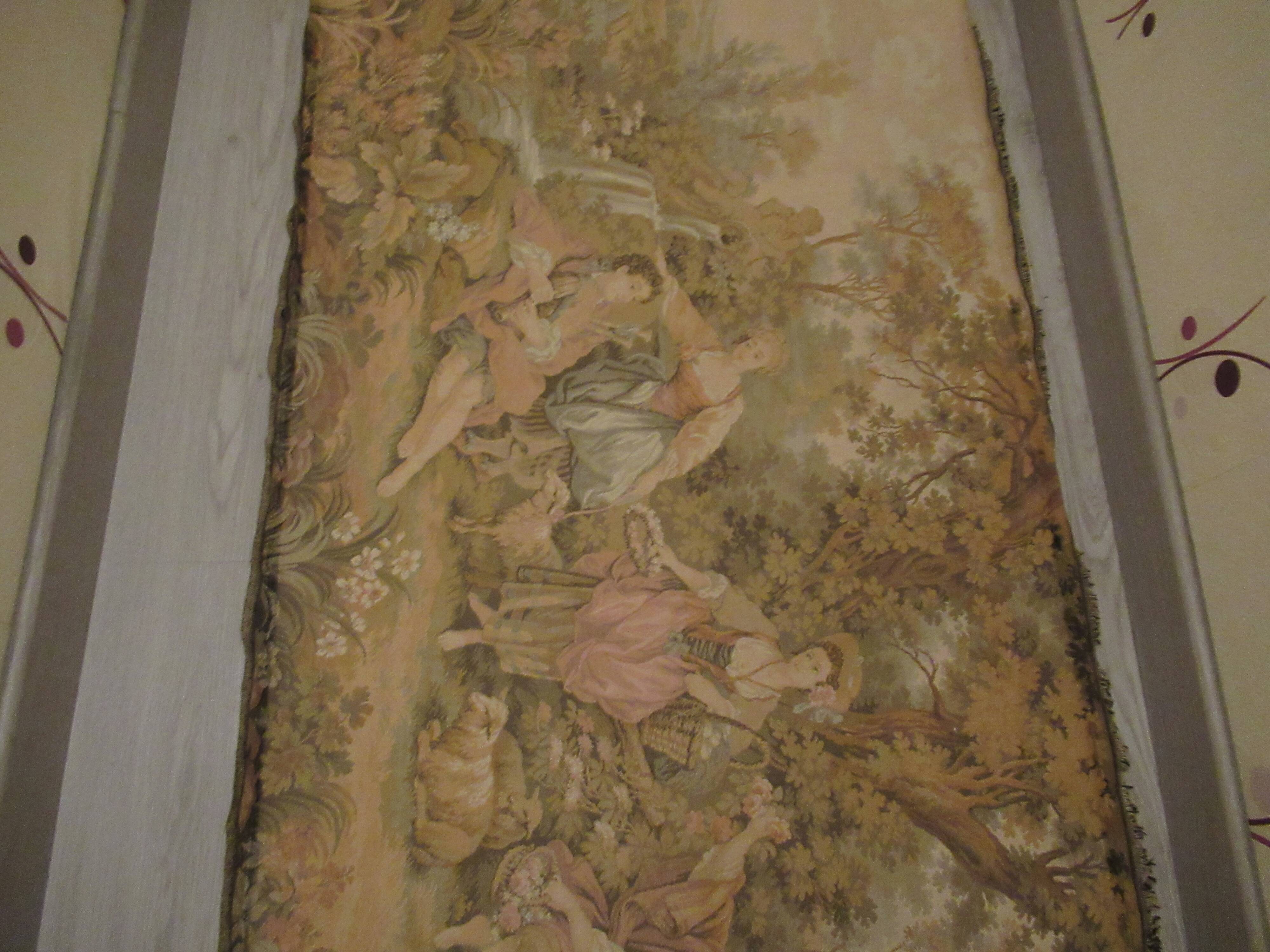 Tapestry numbered 305 / 266974 article 4997 goblin panels manufacture jp paris