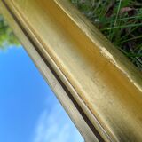 Vintage rectangular mirror in gilded wood h49 xl35