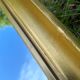 Vintage rectangular mirror in gilded wood h49 xl35