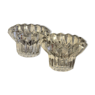 Crystal candle holders