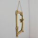 Vintage Art Nouveau Gilded Brass Wall Mirror