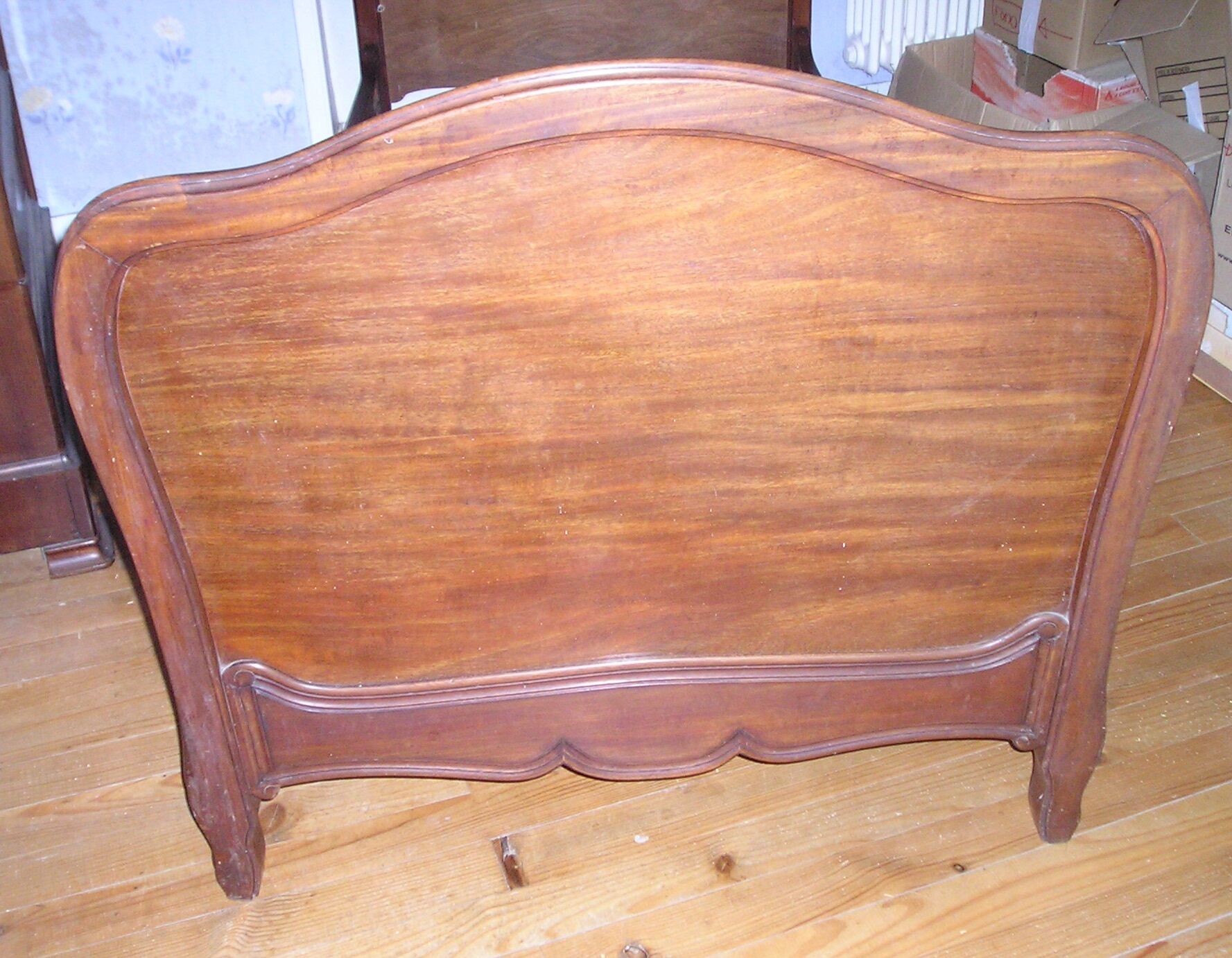 Old mahogany bed wood 190 x 85