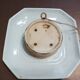 White ceramic wall clock from the 50s/60s