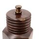 Wooden pepper mill in mechanical style, 1970s