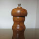 Olive wood pepper mill made in Spain 60s