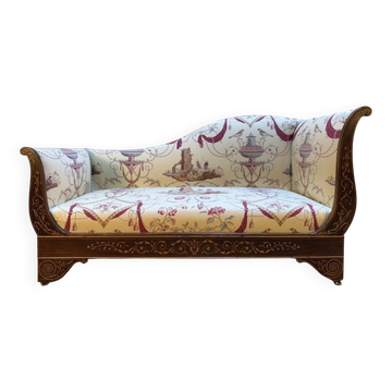 Banquette Récamier d'époque Charles X
