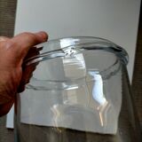 Bocal en verre soufflé