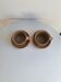 Lot of 2 cups and saucers in sandstone