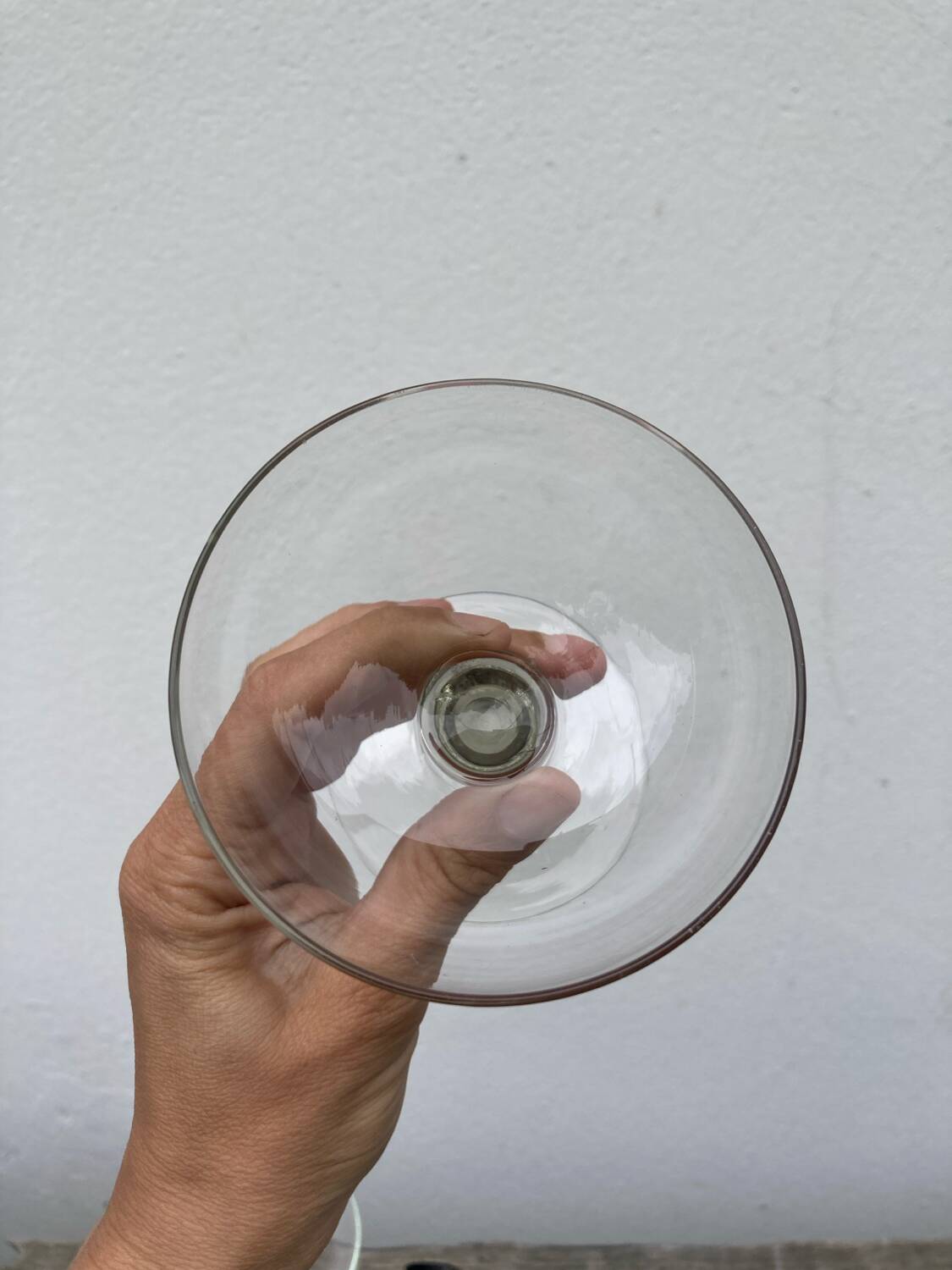 6 blown glasses / old cups