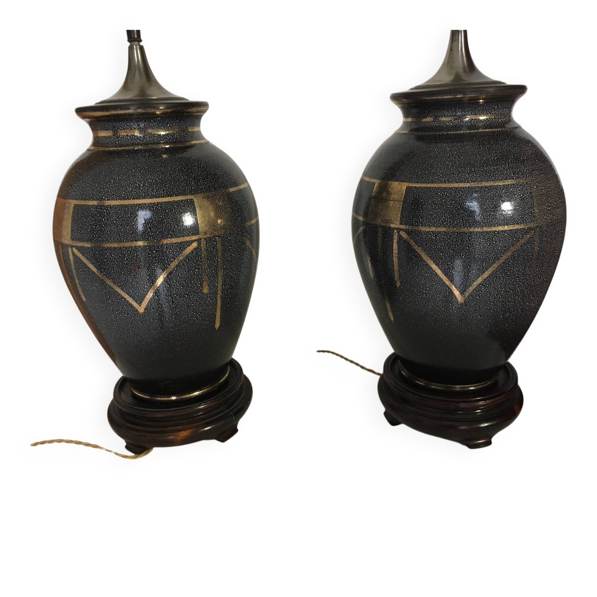 Pair of Art Deco lamps