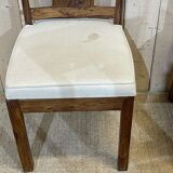 Suite of 4 teak chairs, Indian manufacture of the 1980s