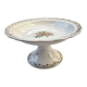 Footed compote signed Atelier Bondil faience from Moustiers