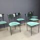 Vintage dining chairs by Belgo chrom, set of 6 - 1970s