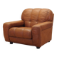 Brown armchair, Italian design, 1970s, production: Italy