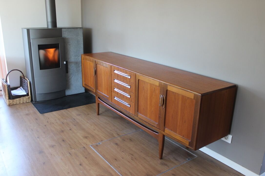 Vintage teak, Scandinavian style enfilade, by G-PLAN, FRESCO model