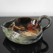 Vintage handmade dish/trinket bowl - signed Marie Louise Impe