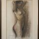 Framed - Life Study of a nude lady