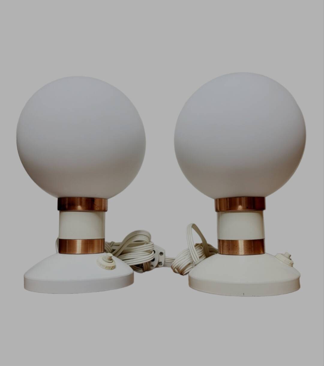 Ensemble tafellampen vintage Drukov, Tsjechoslowakije 1970