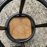 High rattan bar stools