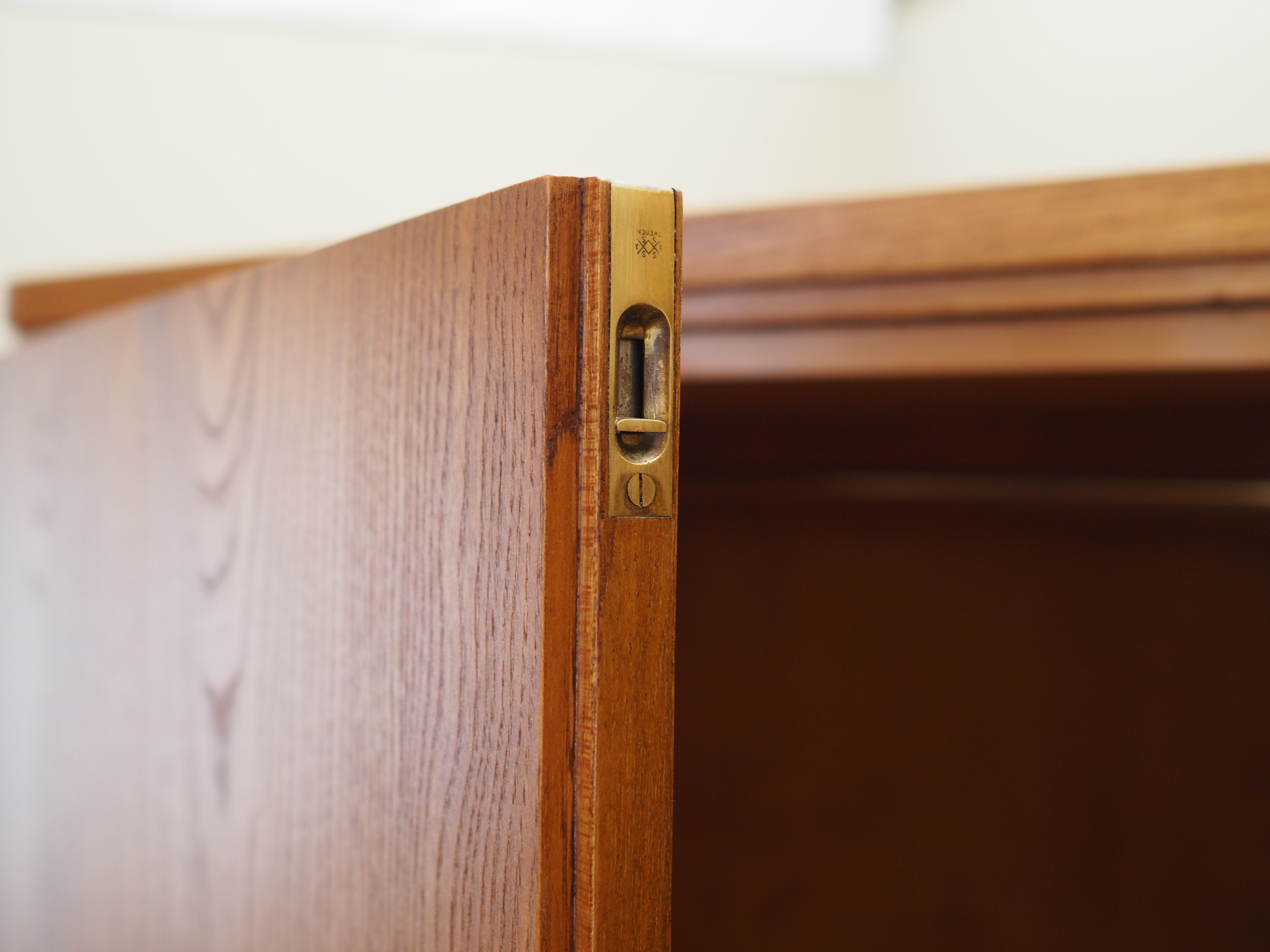 Oak wardrobe, Danish design, 1960s, production: Sweden