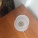 Vintage Murano / Vetri Mushroom Lamp - Opaline Glass & Brass - 1970s