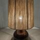 Vintage ceramic lamp and jute rope