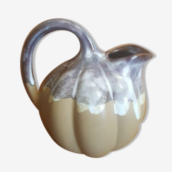 Pitcher Alpho ceramic of St Uze melon shape