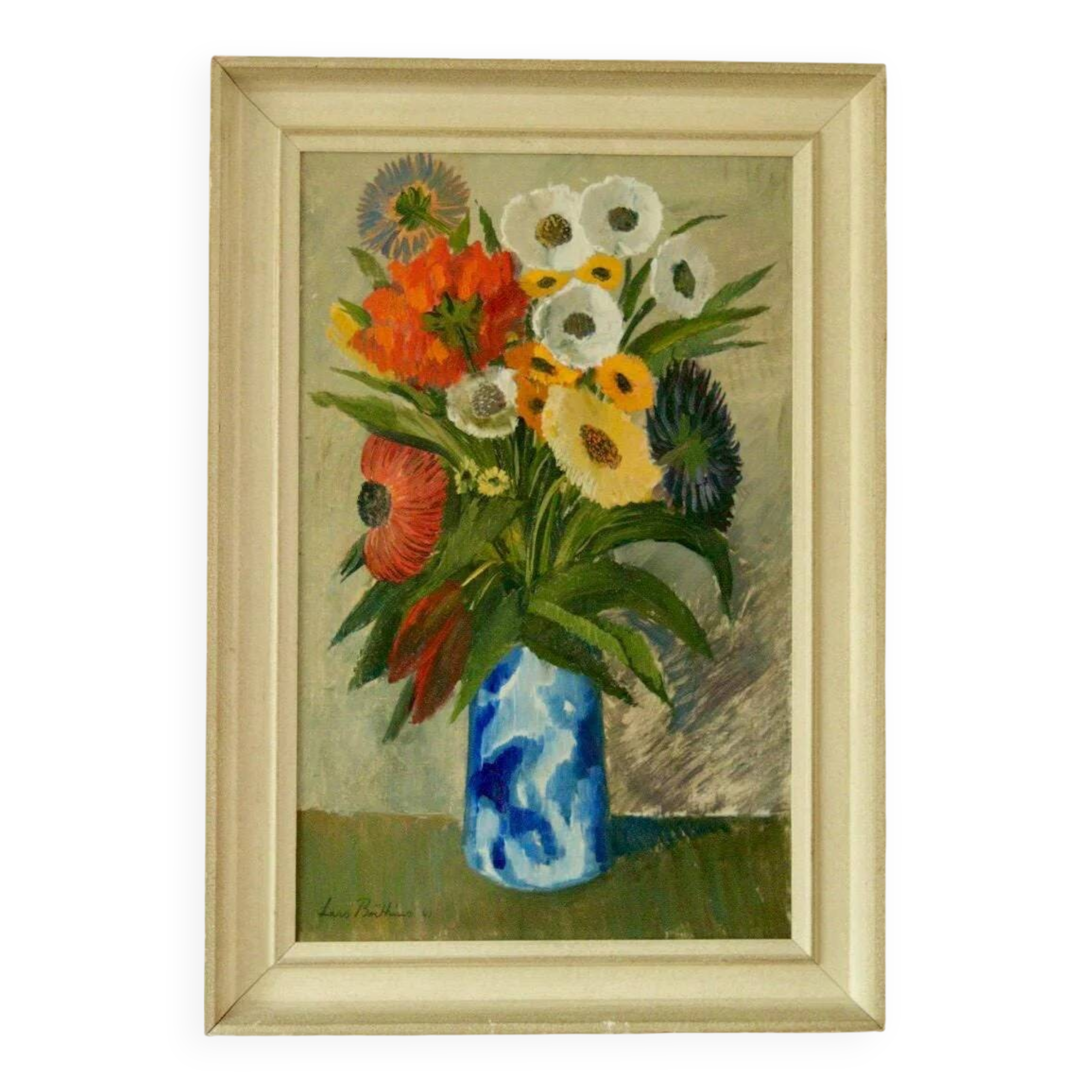 Still Life with Blue Vase by Lars Boethius