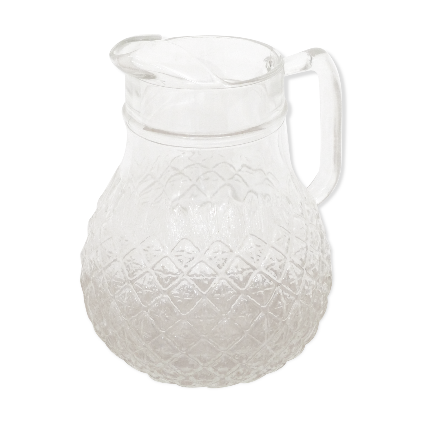 Pineapple pitcher in glass