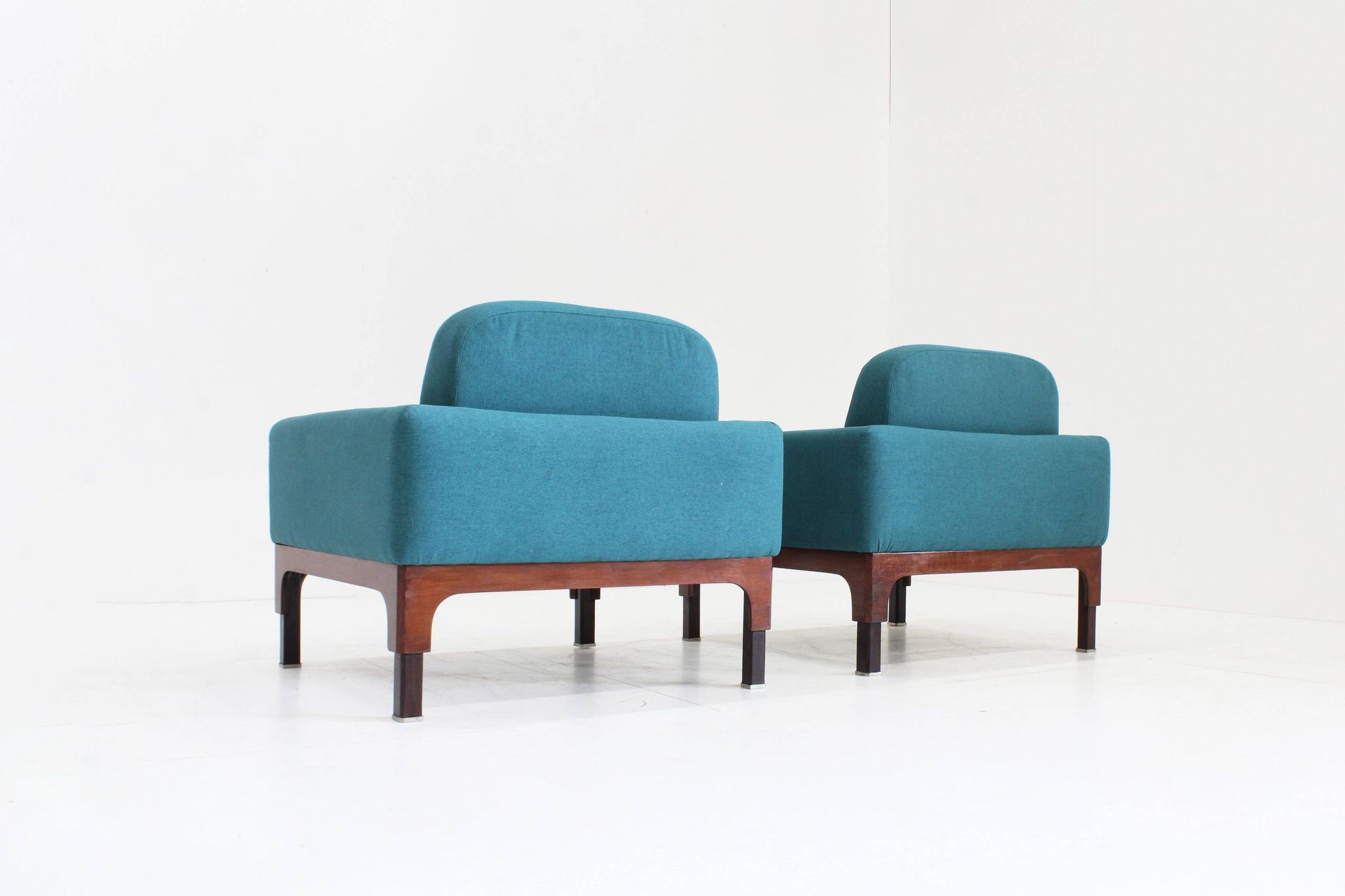 Mid Century Pair of "Romantica" Armchairs by Piero Ranzani for Elam , 1950s