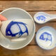 Complete set with Carpe Koi Blue design.