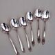 6 Silverplated teaspoons