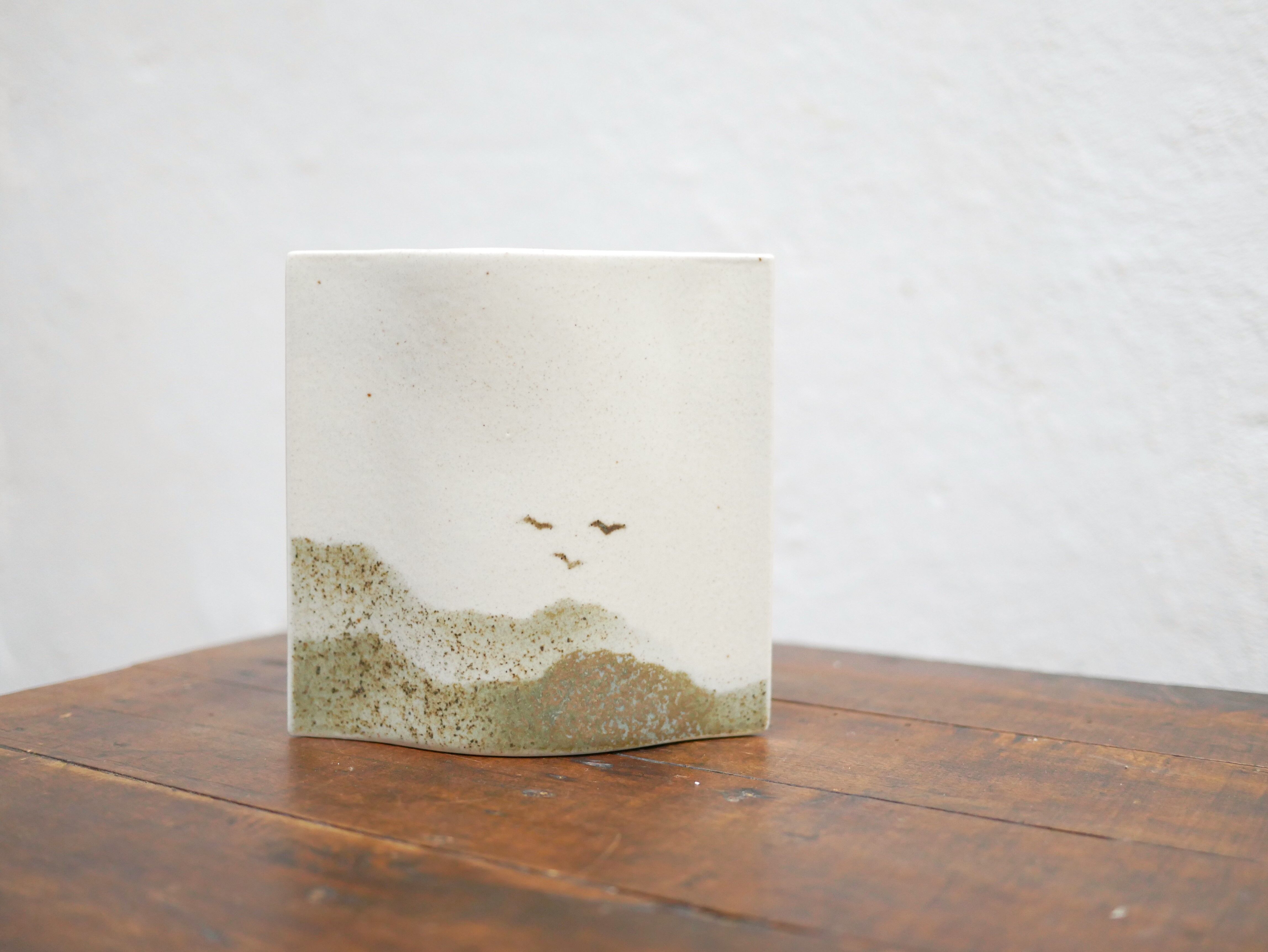 Vintage ceramic vase by the Virebent manufacture