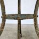 Beautiful 19th-century iron table in the Arras model.