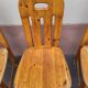 6 pine chairs