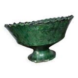 Tamegroute pottery serrated bowl