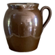 Old glazed stoneware pot