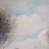 Landscape table after Camille Corot