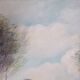 Landscape table after Camille Corot