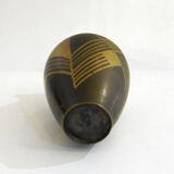 Small art deco copperware vase