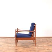 Fauteuil danois des années 1960, style mid-century.
