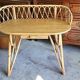 Rattan desk with 1 drawer ref JE
