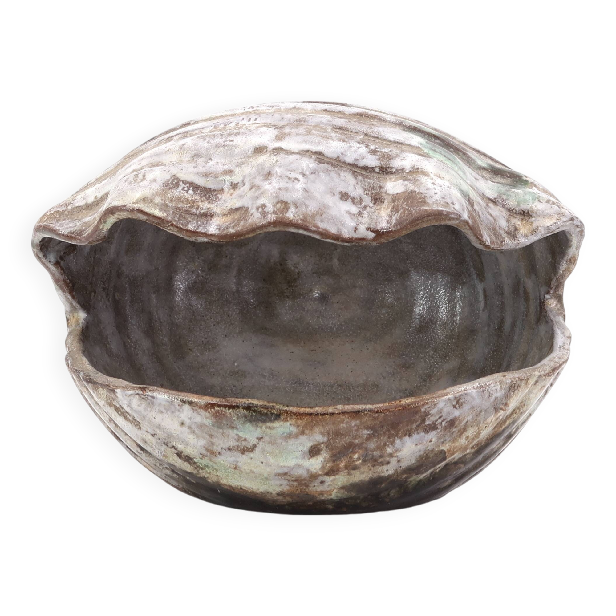 Ceramic shell emptier by Kostanda, Vallauris, 1960s