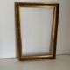 Gold leaf gilded frame for painting or print - 57 x 40 cm