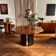 Dining table elm burl Roche Bobois Jean Claude Mahey vintage