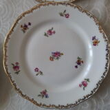 10 plates for dessert Porcelain Emaux de Limoges