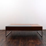 Multifunctional Shiva coffee table with storage and raisable table tops