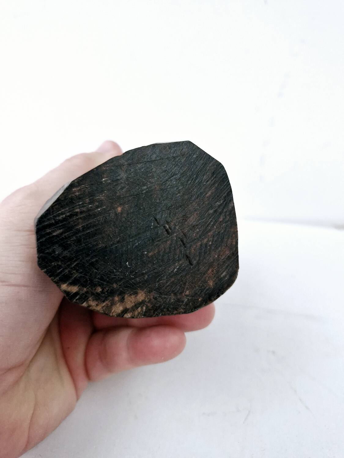 African woman bust in ebony wood hand carved ethnic art