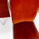 Set of 6 Belgium Tubular Frame and Velvet Dining Chairs, 1970s