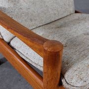 Vintage Teak Sessel Easy Chair dänisch Domino Møbler 60er 70er